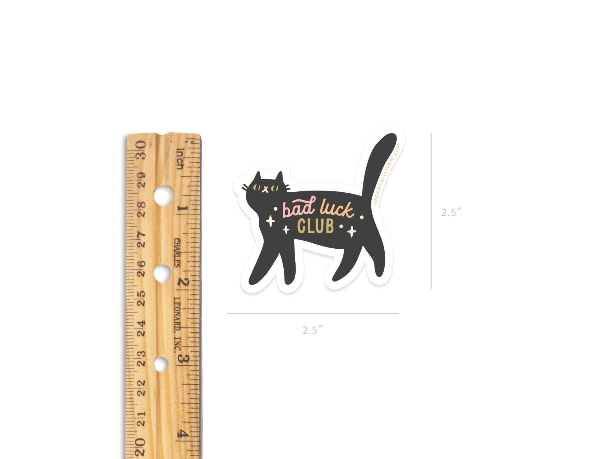 Bad Luck Club Sticker - vibeboxshop