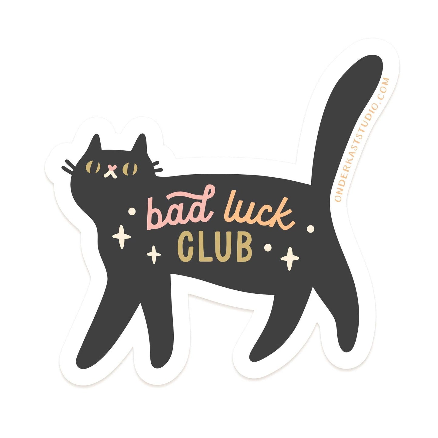 Bad Luck Club Sticker - vibeboxshop