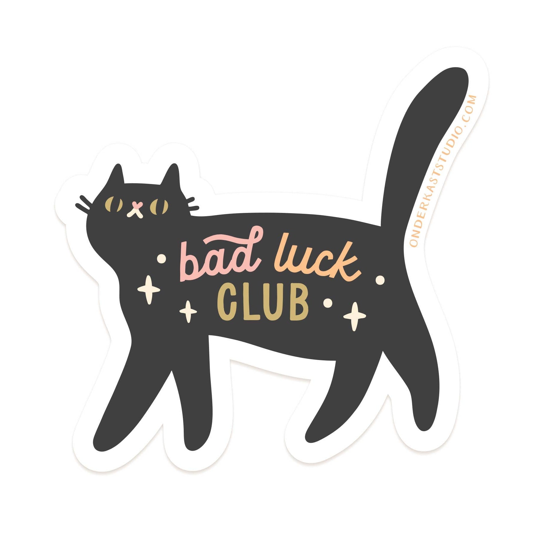 Bad Luck Club Sticker - vibeboxshop