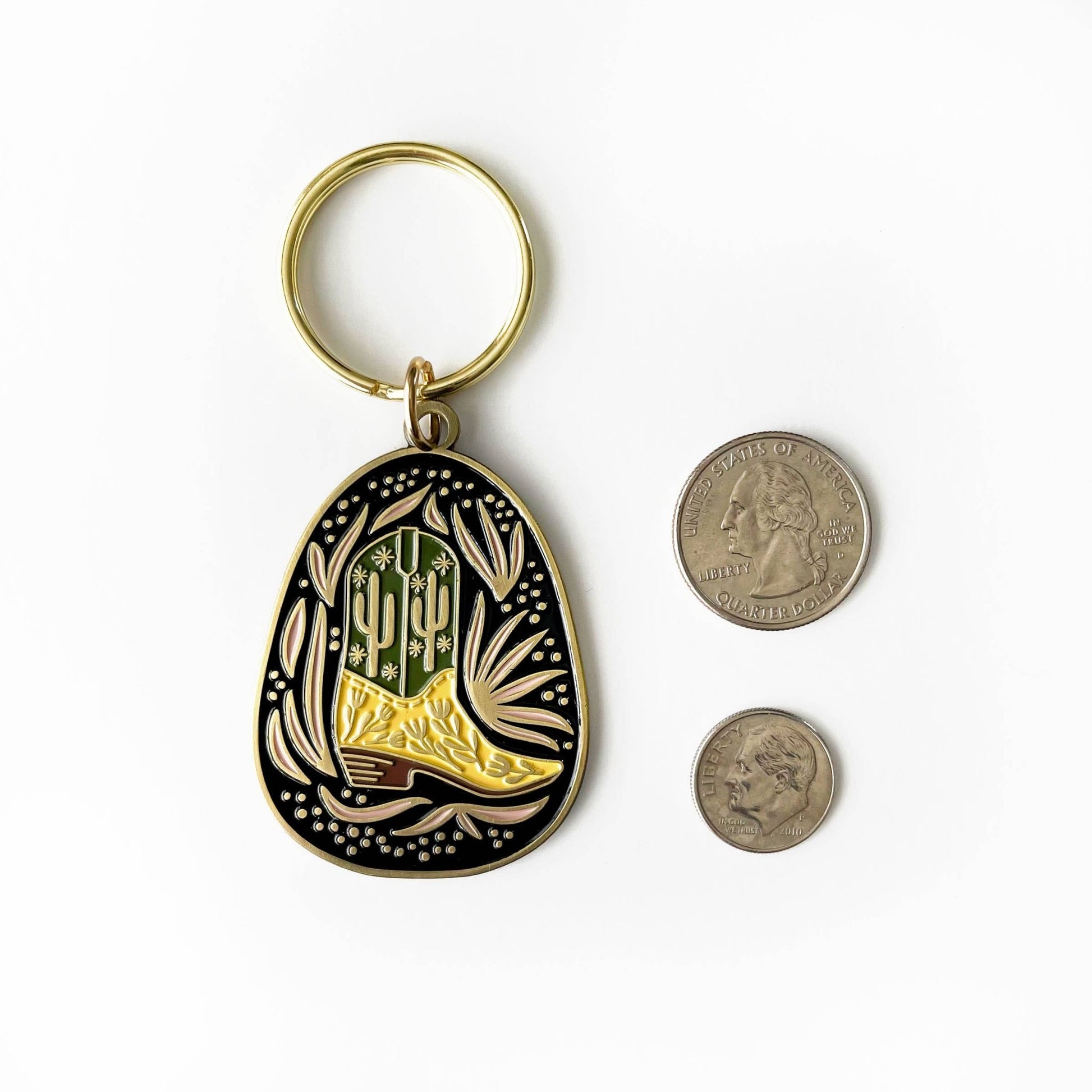 Baja Cowboy Boot Keychain - vibeboxshop