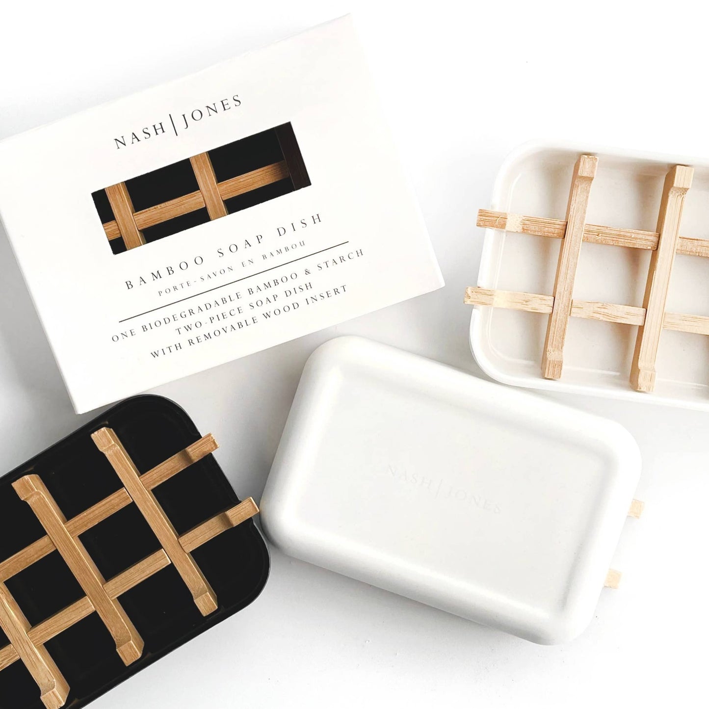 Bamboo Soap Dishes - vibeboxshop