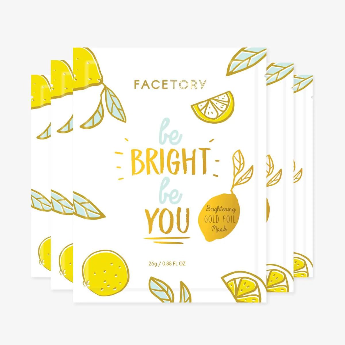 Be Bright Be You Gold Foil Sheet Mask - vibeboxshop