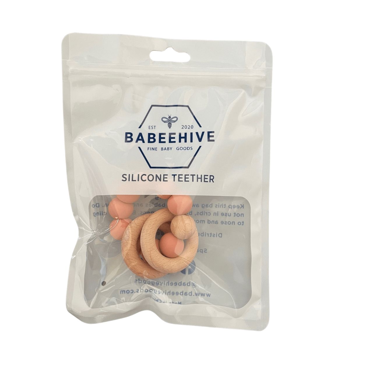 Beaded Teething Ring - vibeboxshop