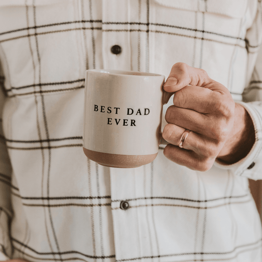 Best Dad Ever Stoneware Coffee Mug - vibeboxshop