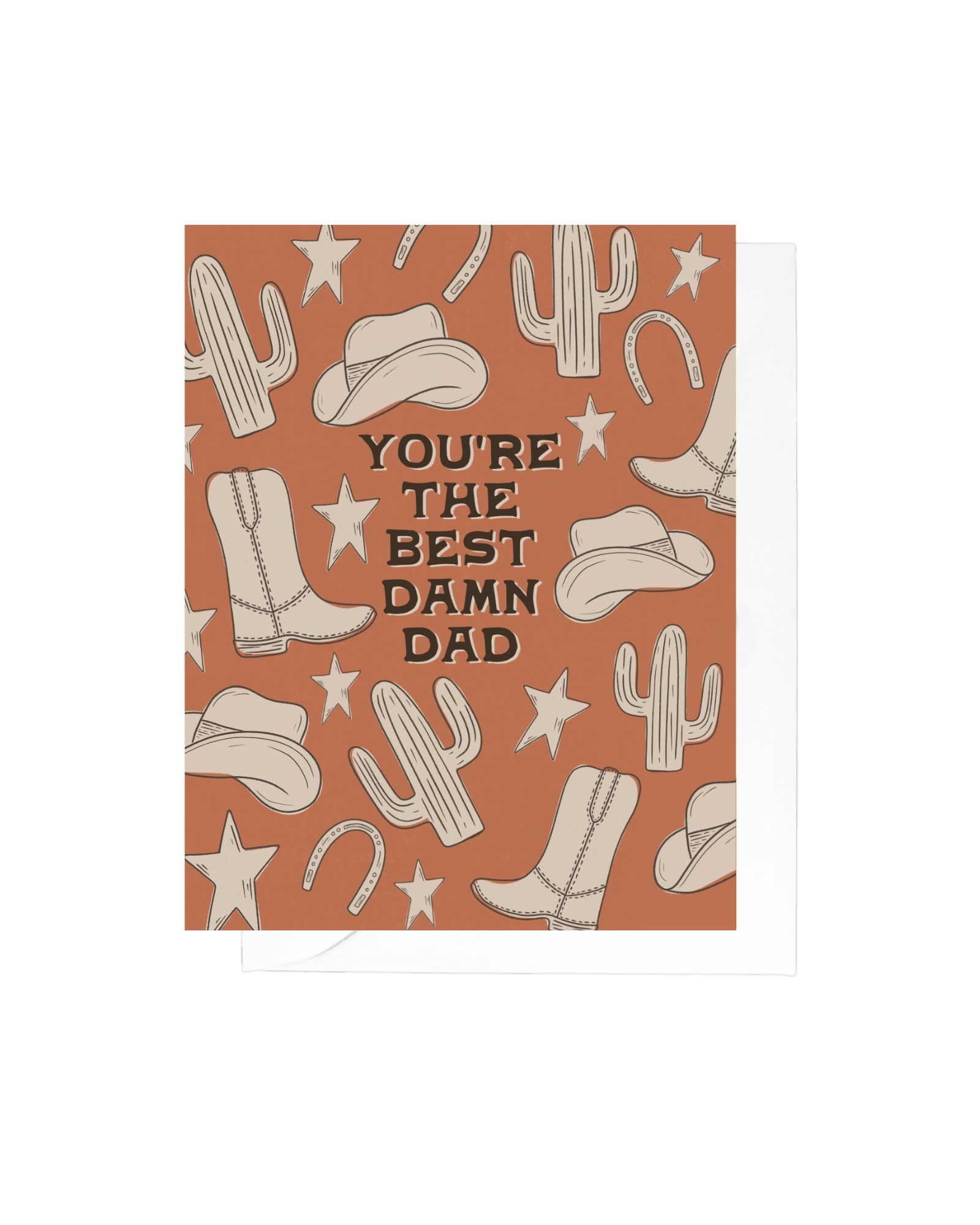 Best Damn Dad Greeting Card | Father's Day Card - vibeboxshop