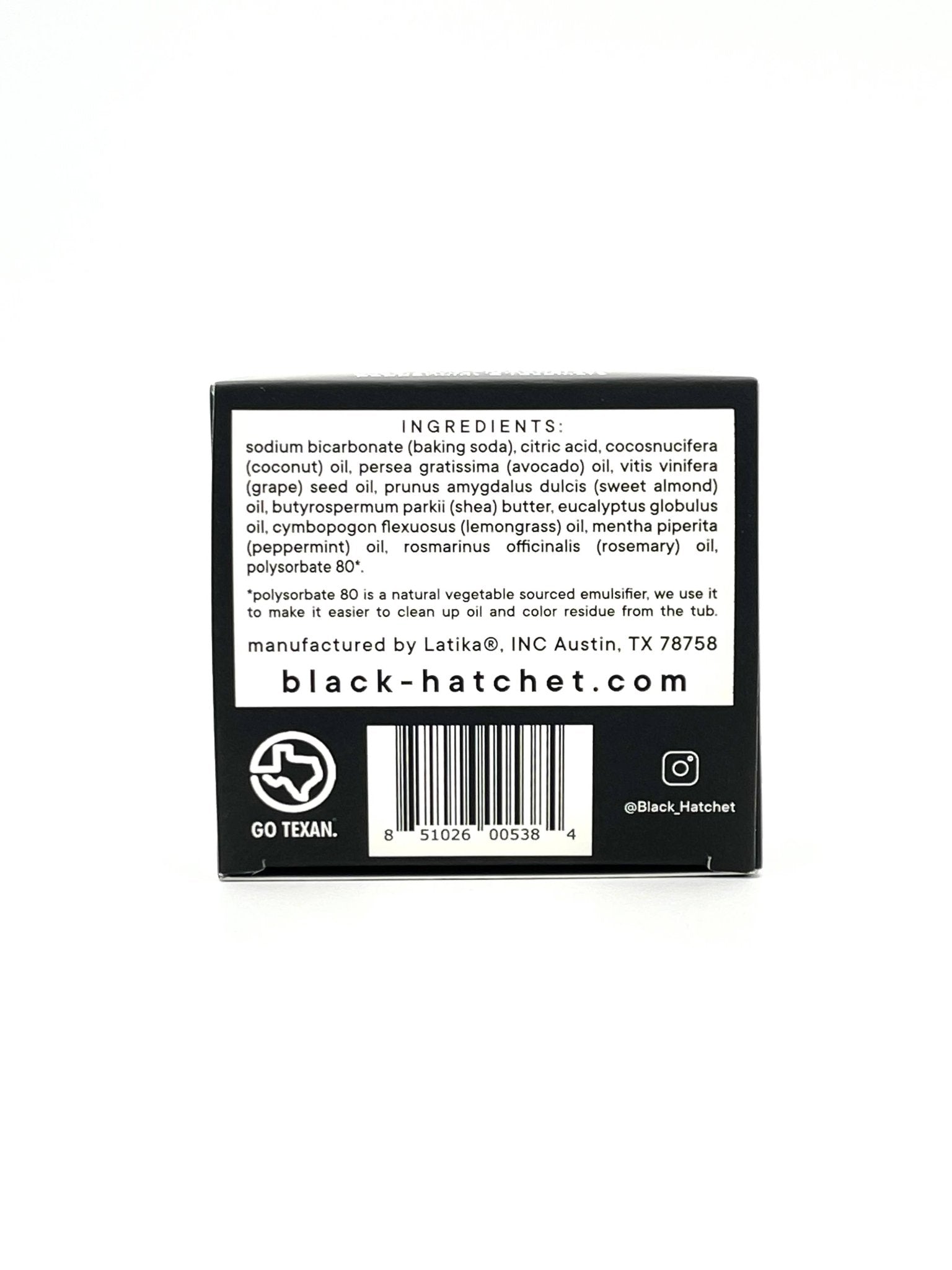 Black Hatchet Bath Bomb - vibeboxshop