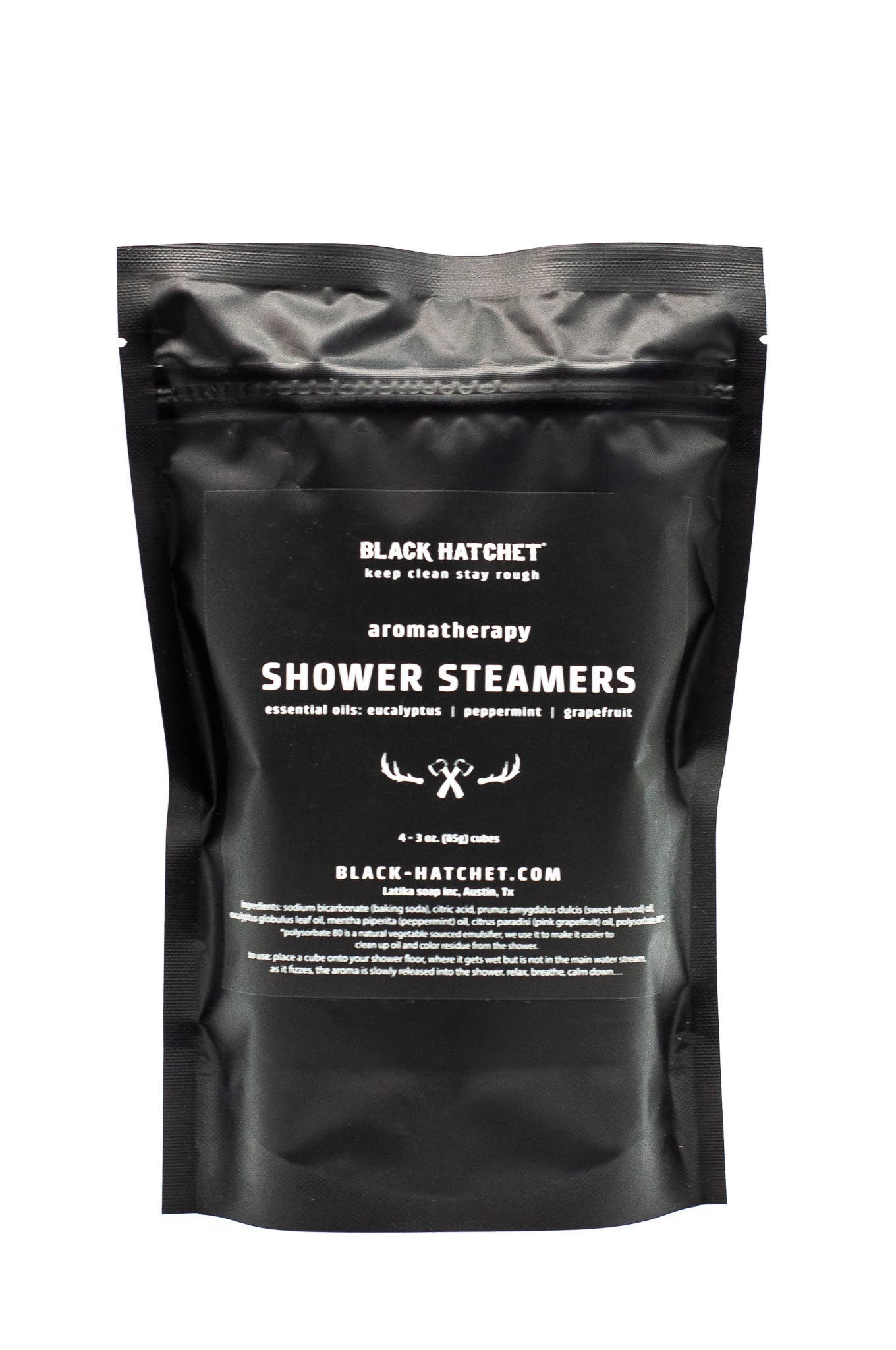 Black Hatchet Shower Steamers - vibeboxshop