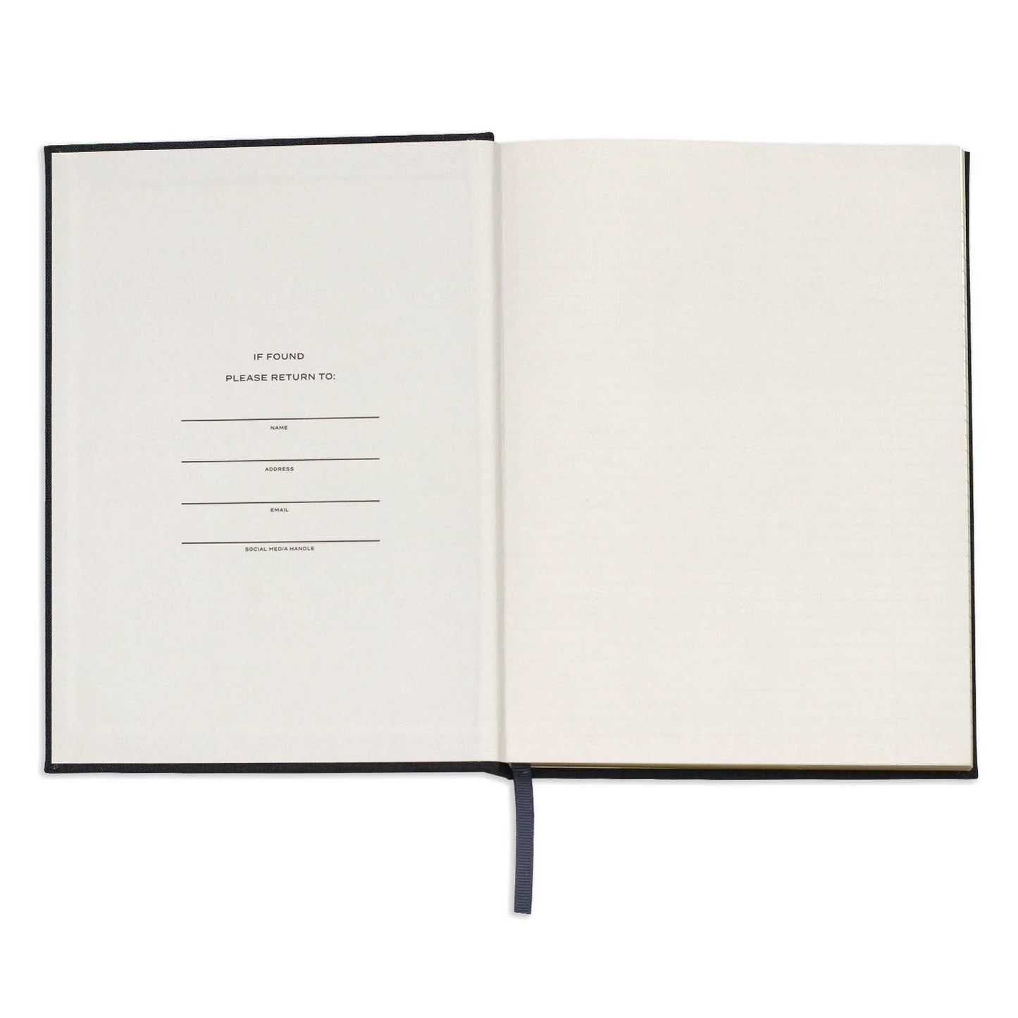 Black Linen Note to Self Journal - vibeboxshop