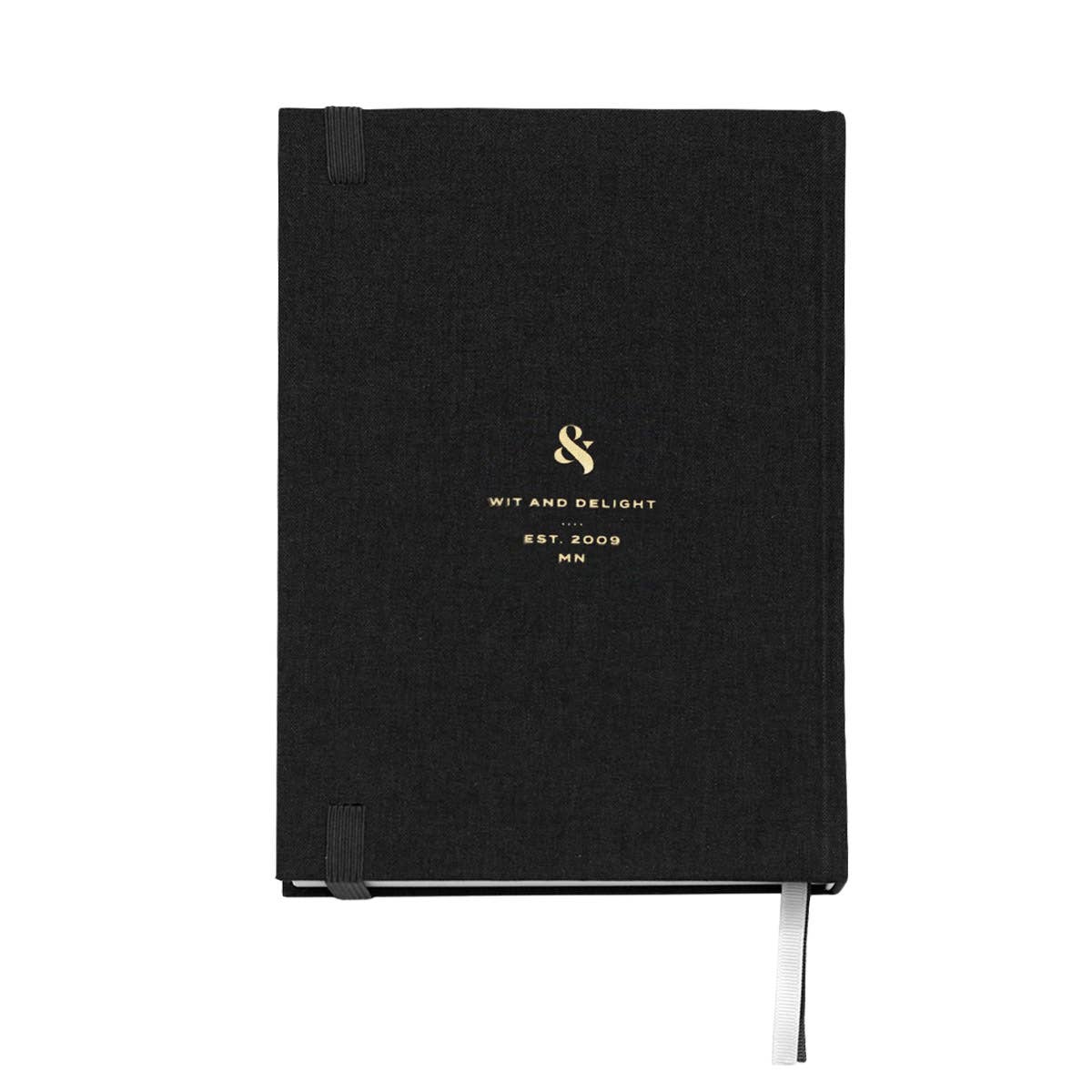 Black Linen Note to Self Journal - vibeboxshop