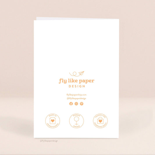Blush Engagement Card - vibeboxshop