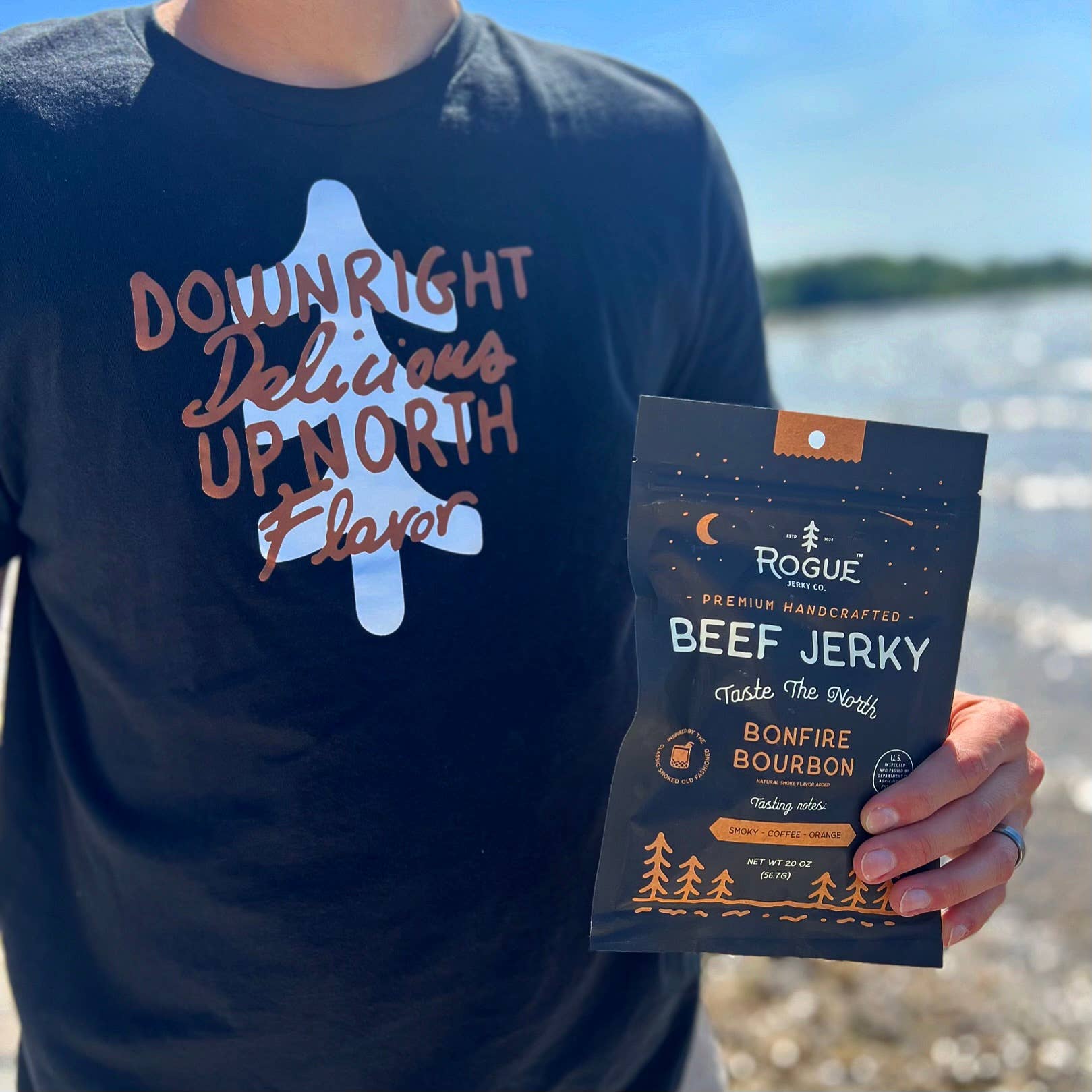 Bonfire Bourbon Beef Jerky - vibeboxshop