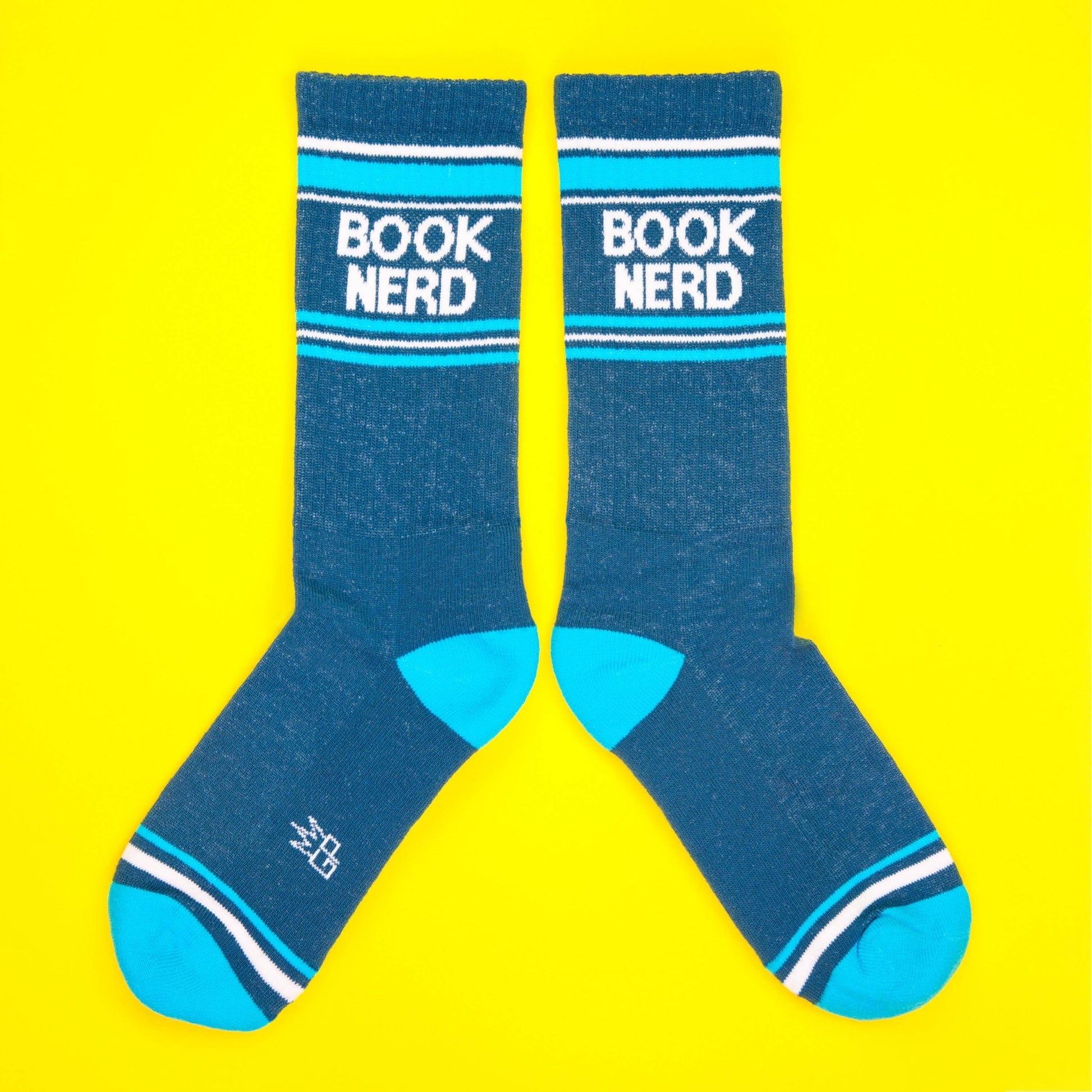 Book Nerd Gym Crew Socks - vibeboxshop