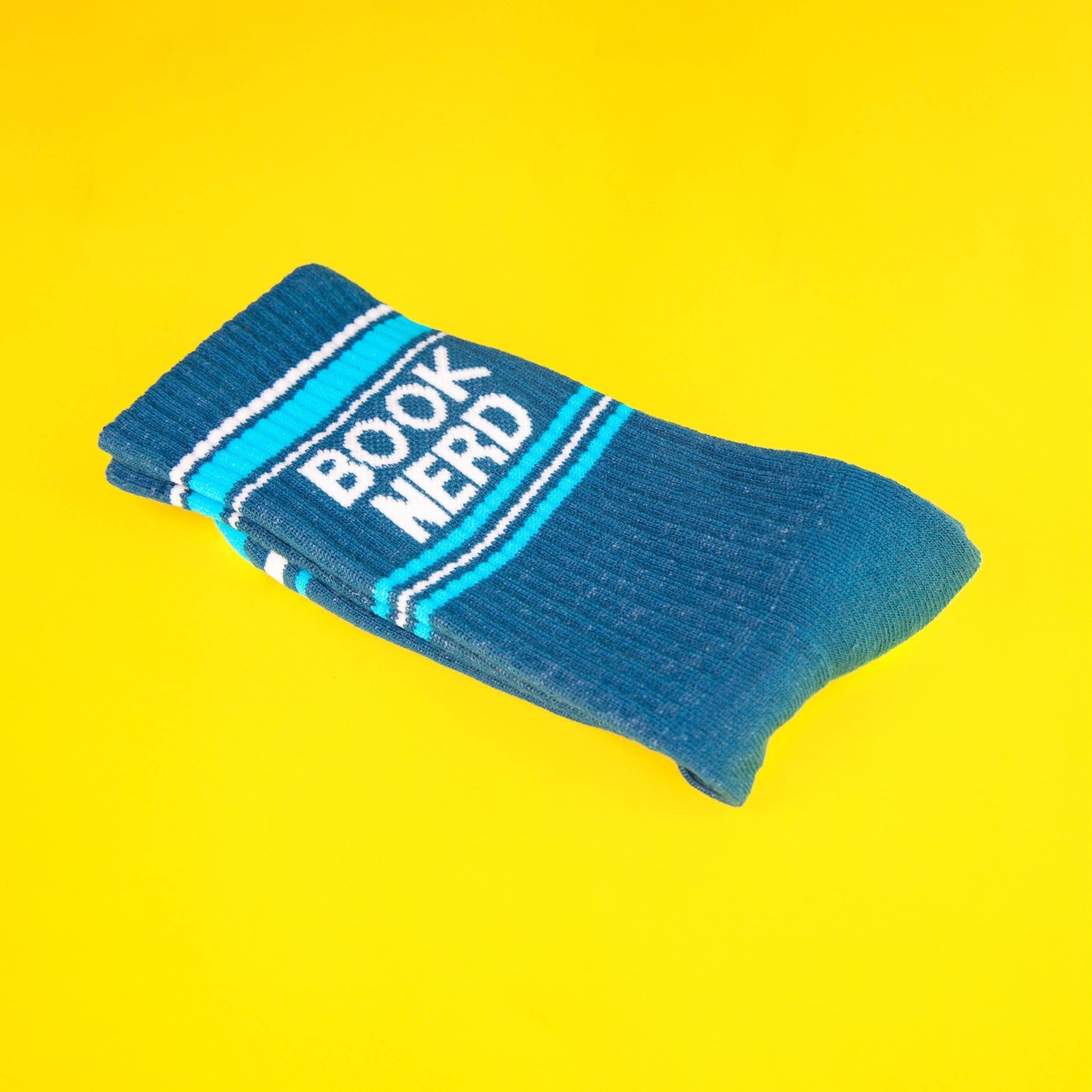 Book Nerd Gym Crew Socks - vibeboxshop