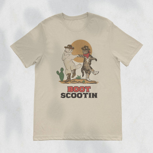 Boot Scootin Kitties Unisex Shirt - vibeboxshop
