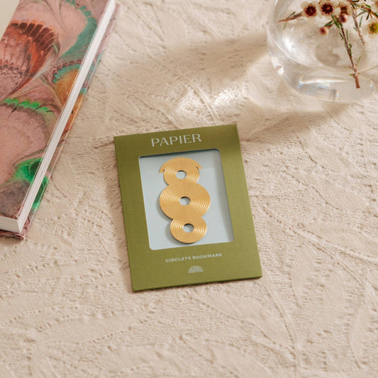 Brass Bookmark - Circlets - vibeboxshop
