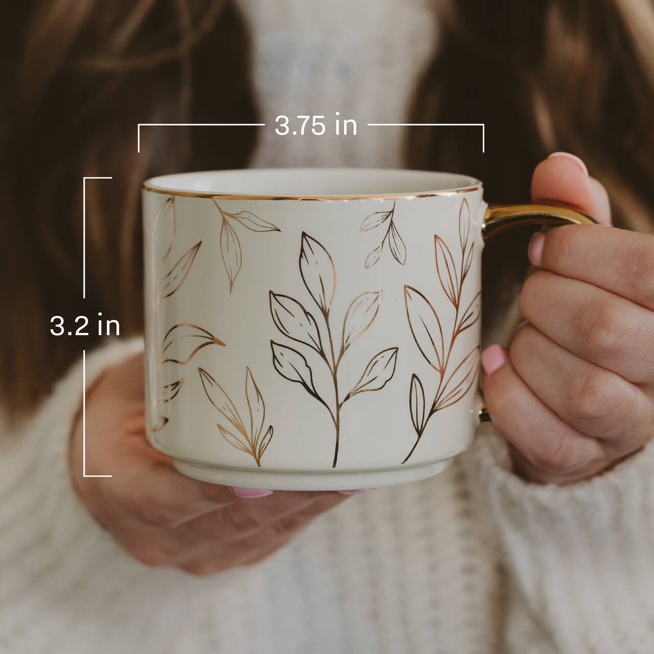 Brown Plaid Coffee Mug - vibeboxshop