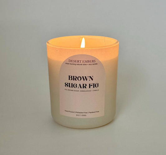 Brown Sugar Fig Candle - 9oz  - vibeboxshop