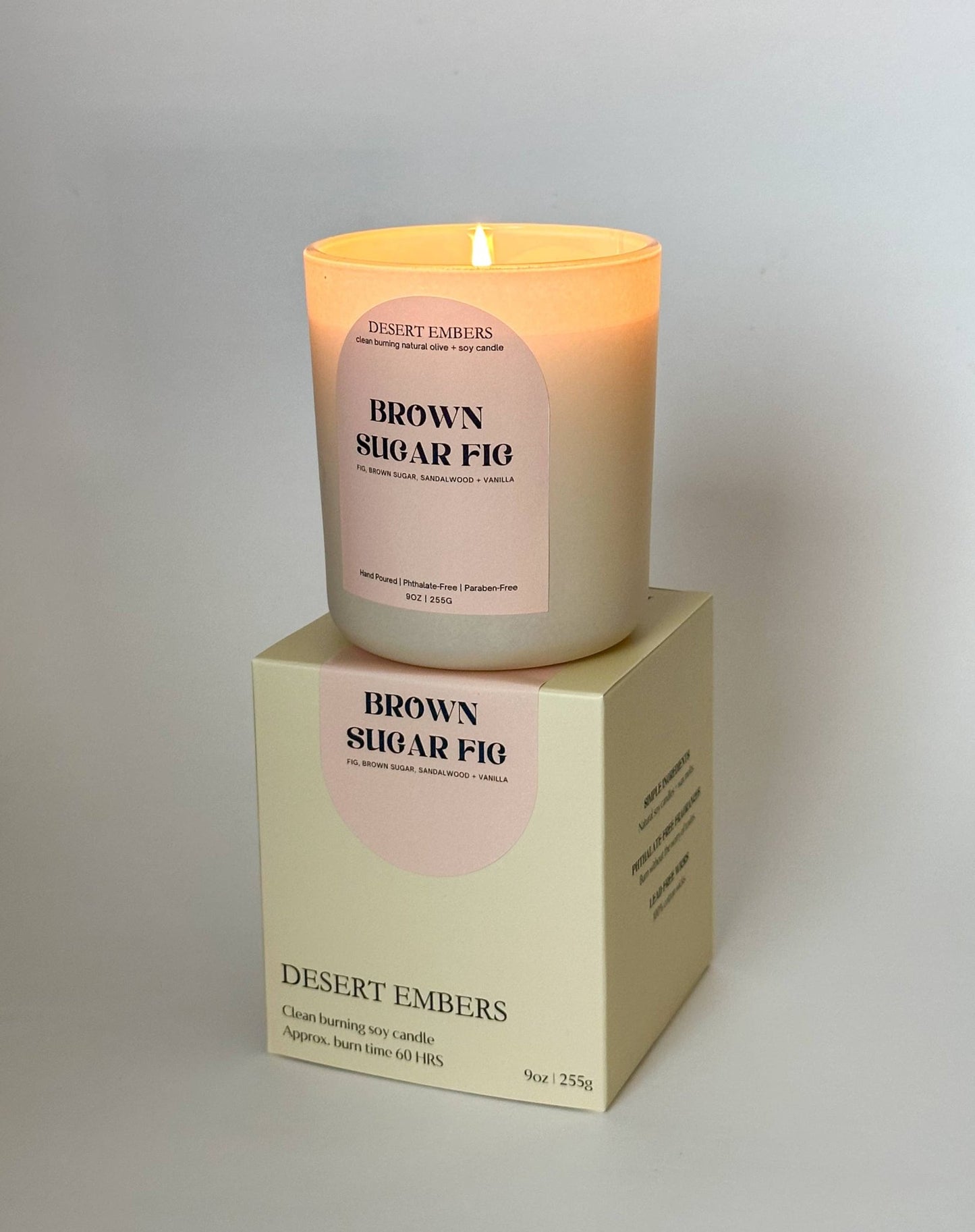Brown Sugar Fig Candle - 9oz  - vibeboxshop