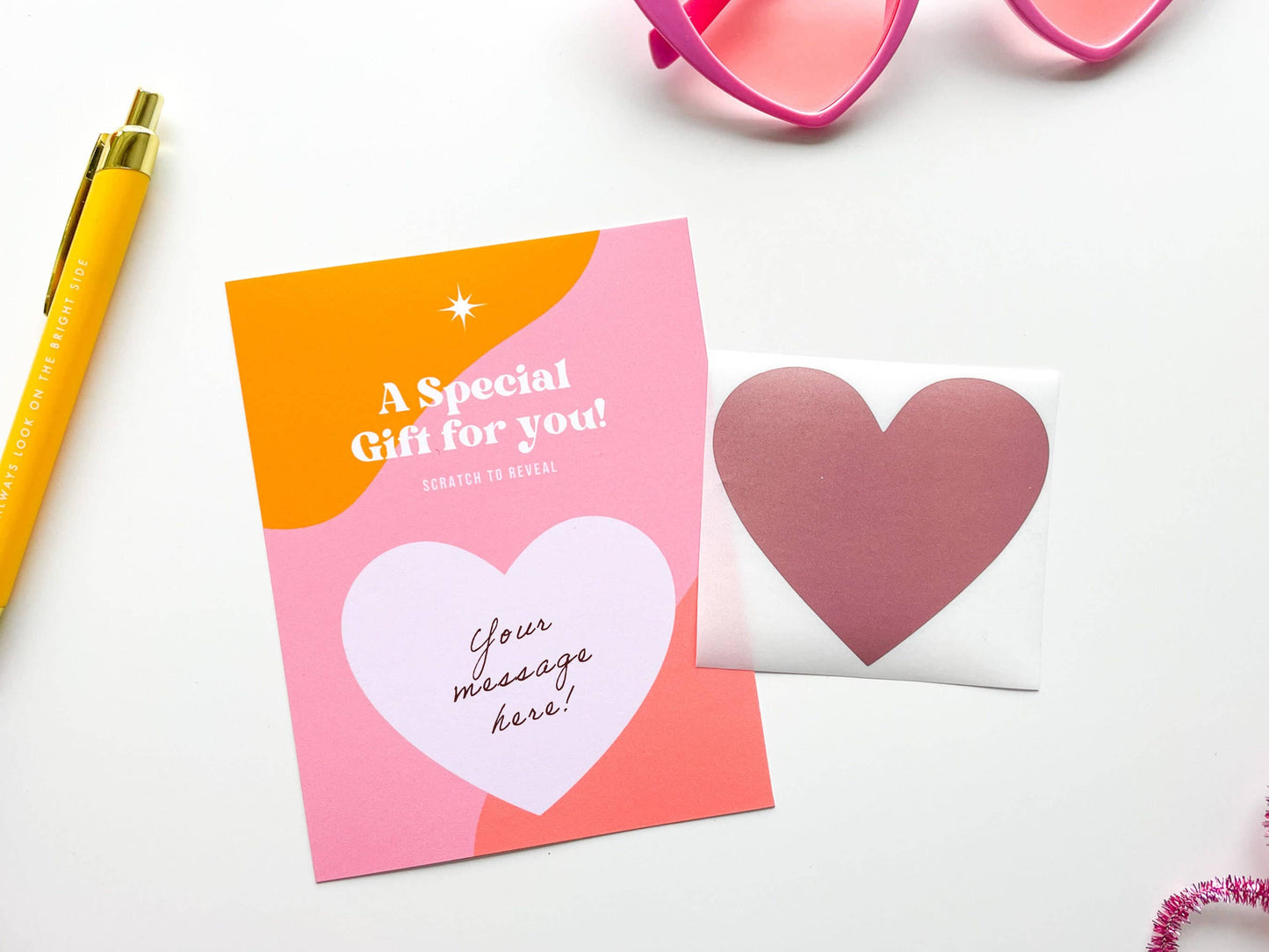 Scratch to Reveal Greeting Card
