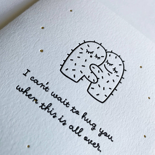 Cactus Encouragement Card  - vibeboxshop