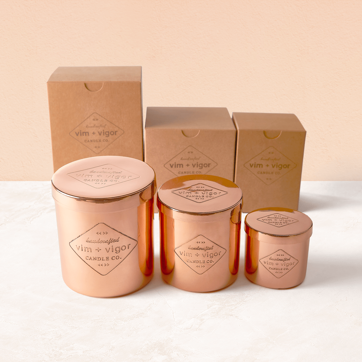 Cactus Flower + Desert Sage Copper Candle - vibeboxshop