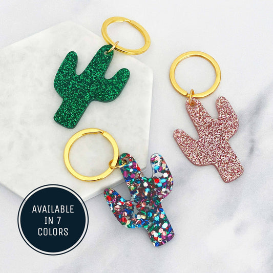 Cactus Keyring - vibeboxshop