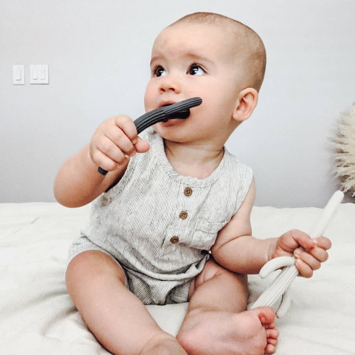 Cactus Silicone Teether/Straw - vibeboxshop