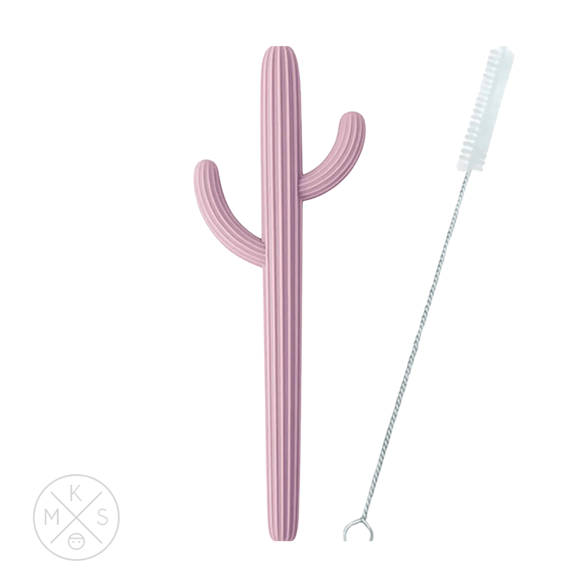 Cactus Silicone Teether/Straw - vibeboxshop