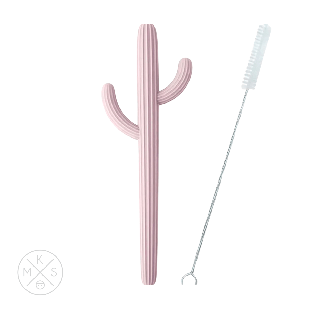 Cactus Silicone Teether/Straw - vibeboxshop