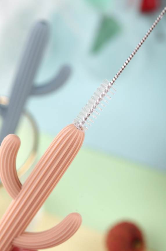 Cactus Silicone Teether/Straw - vibeboxshop