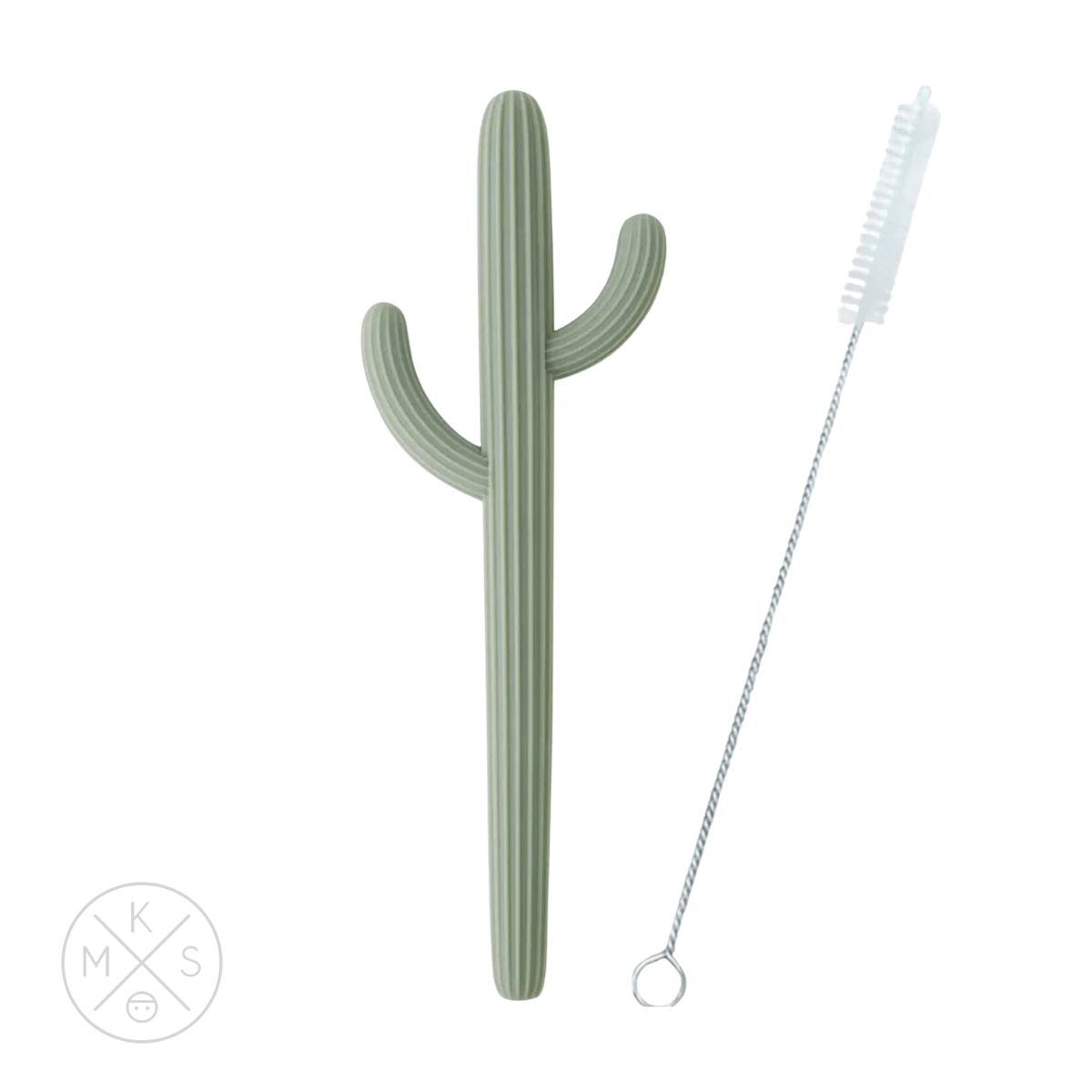 Cactus Silicone Teether/Straw - vibeboxshop