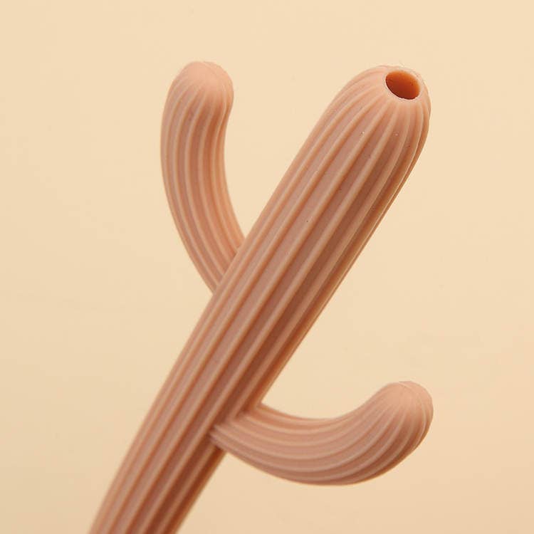 Cactus Silicone Teether/Straw - vibeboxshop