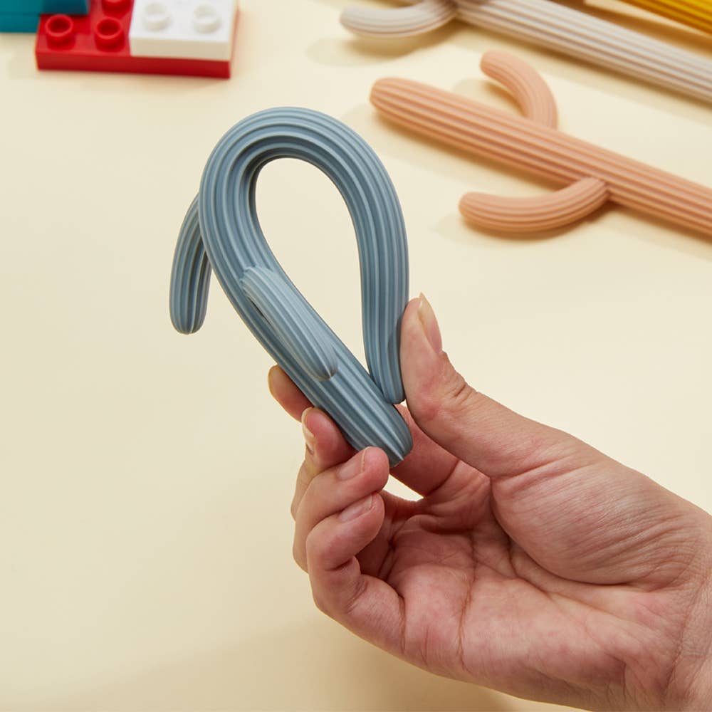 Cactus Silicone Teether/Straw - vibeboxshop
