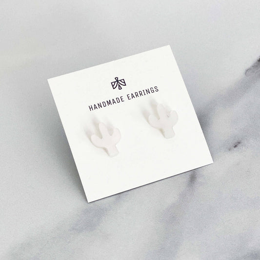 Cactus Stud Earrings - vibeboxshop