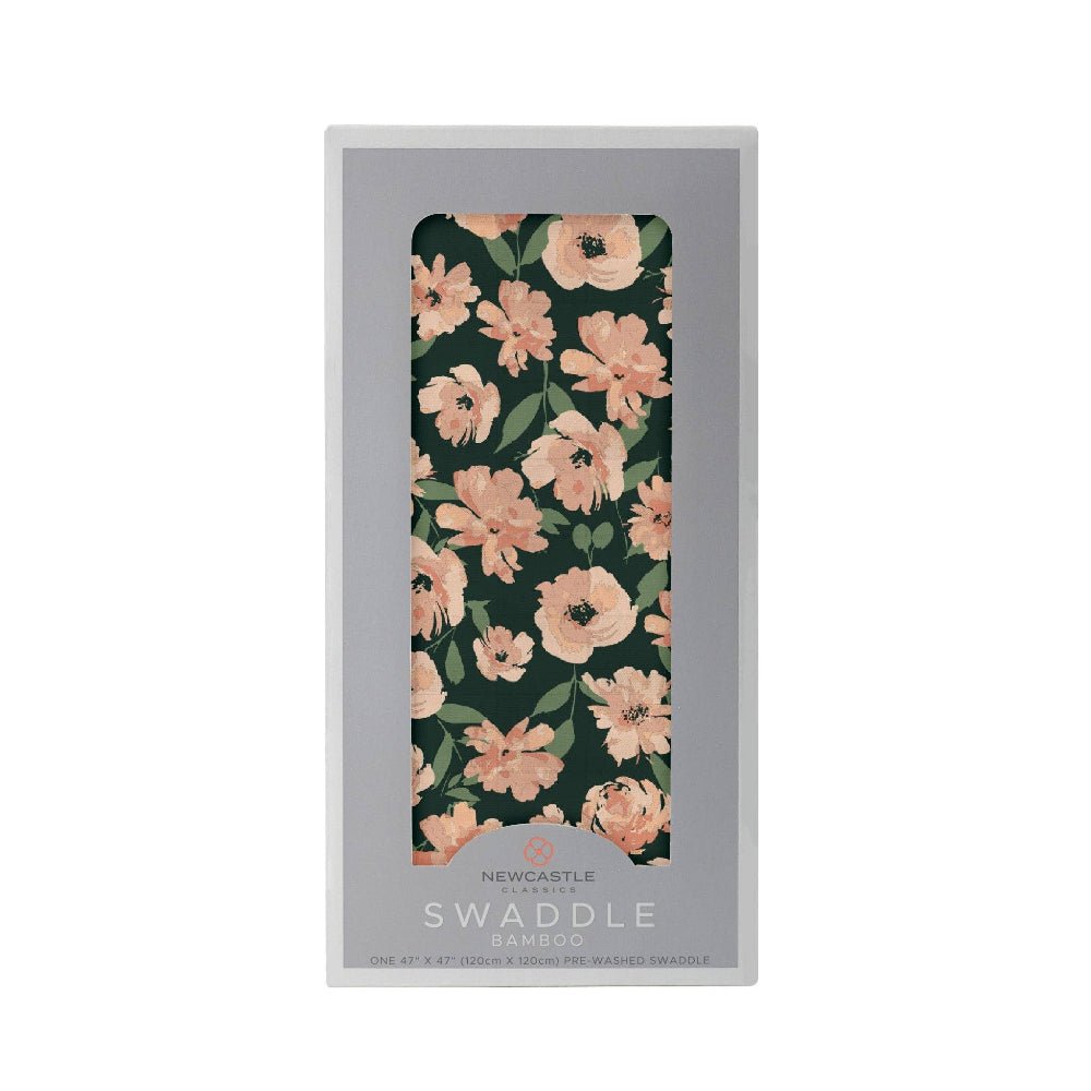 Canyon Sunset Flowers Bamboo Swaddle - vibeboxshop