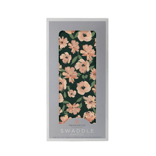 Canyon Sunset Flowers Bamboo Swaddle - vibeboxshop
