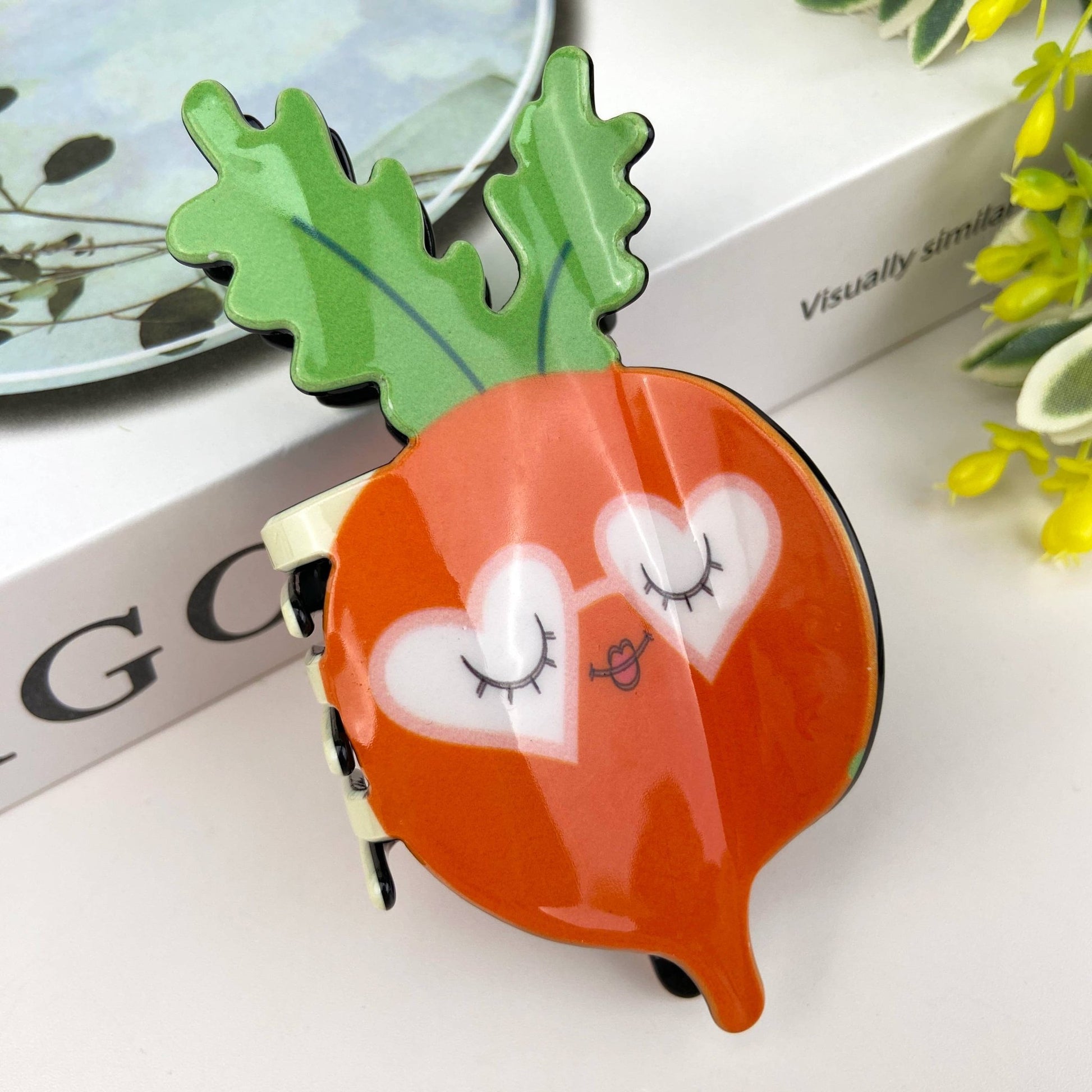 Cartoon Fruit Hair Clips - vibeboxshop
