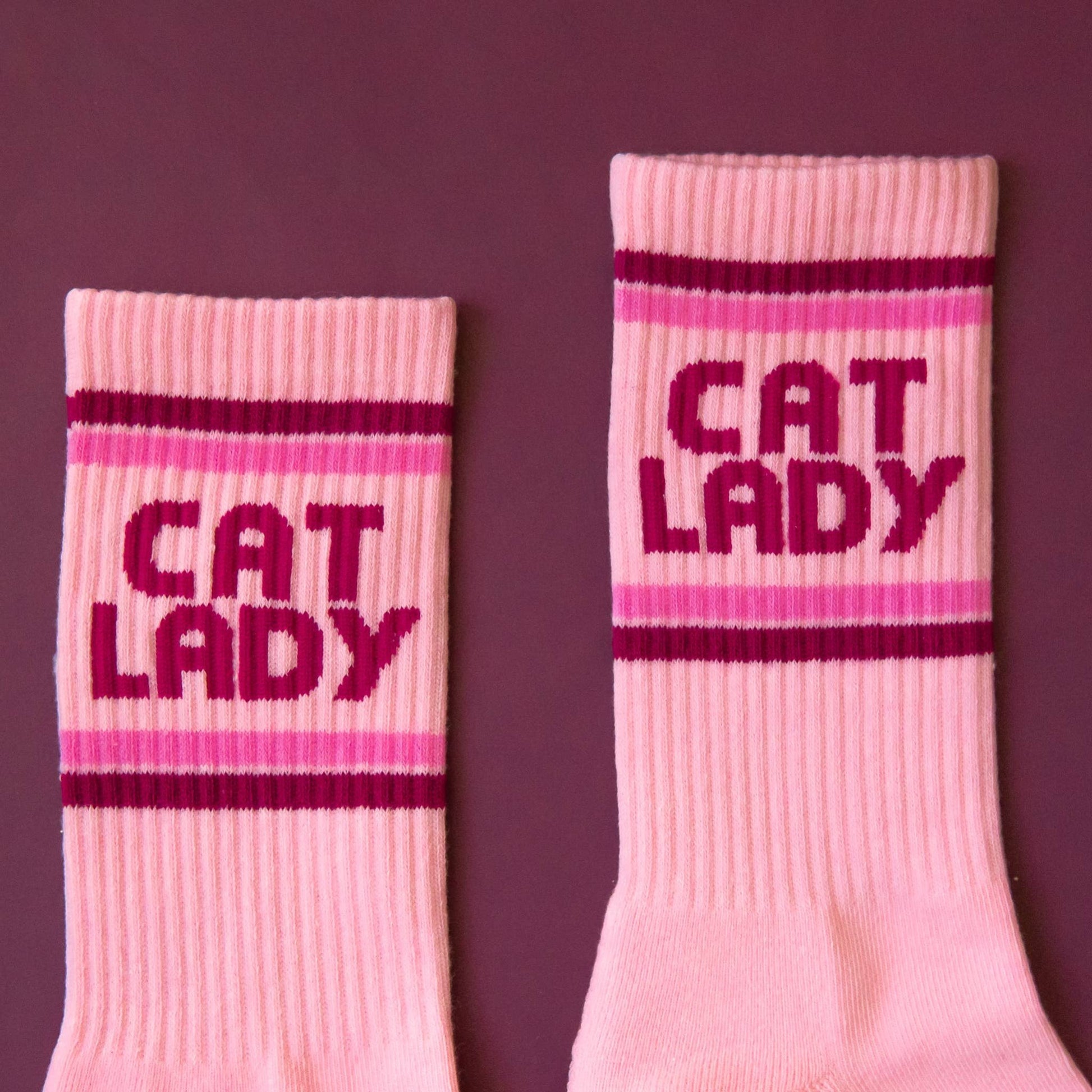 Cat Lady Crew Socks - vibeboxshop