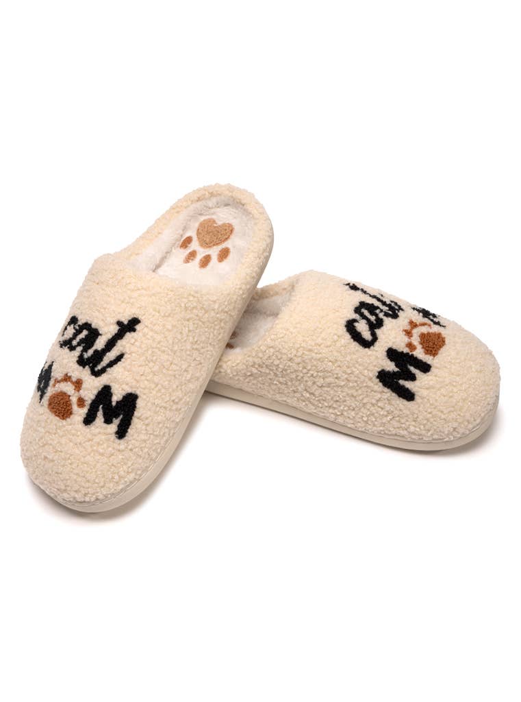 Cat Mom Slippers - vibeboxshop