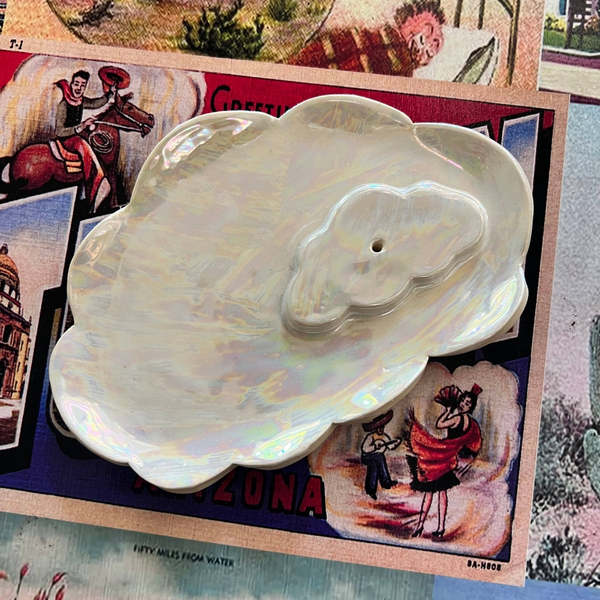 Ceramic Cloud Incense Burner - vibeboxshop