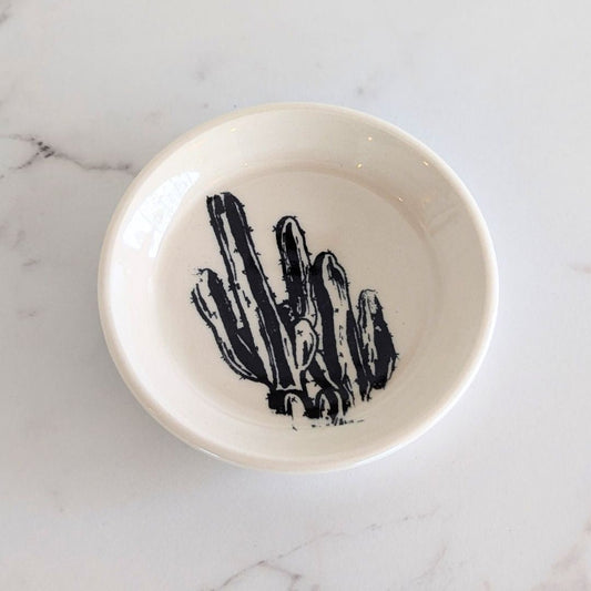 Ceramic Saguaro Trinket Tray - vibeboxshop
