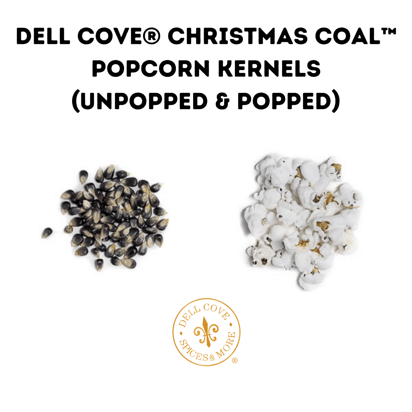 Christmas Coal Popcorn Kernels - vibeboxshop