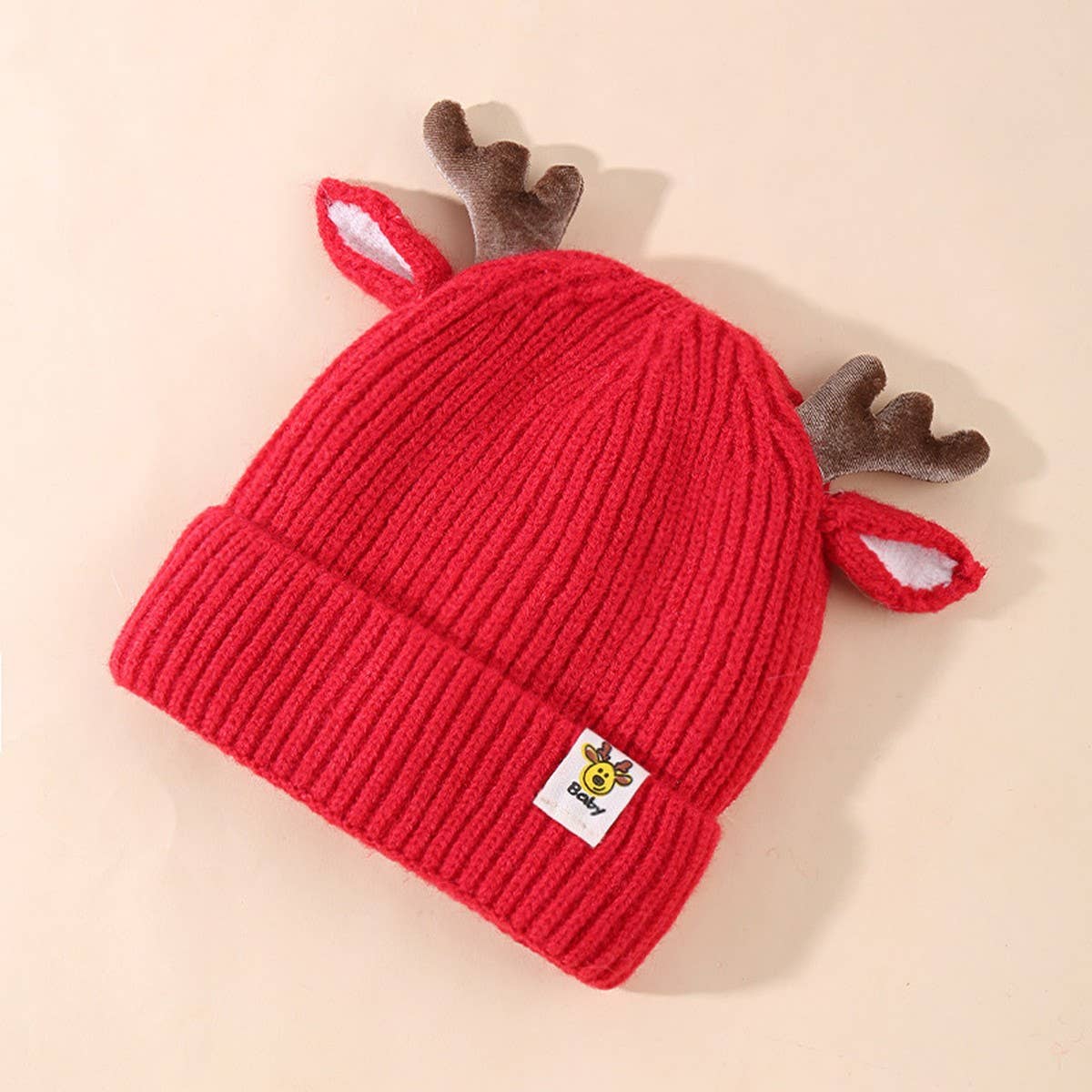 Christmas Deer Knitted Hat - vibeboxshop