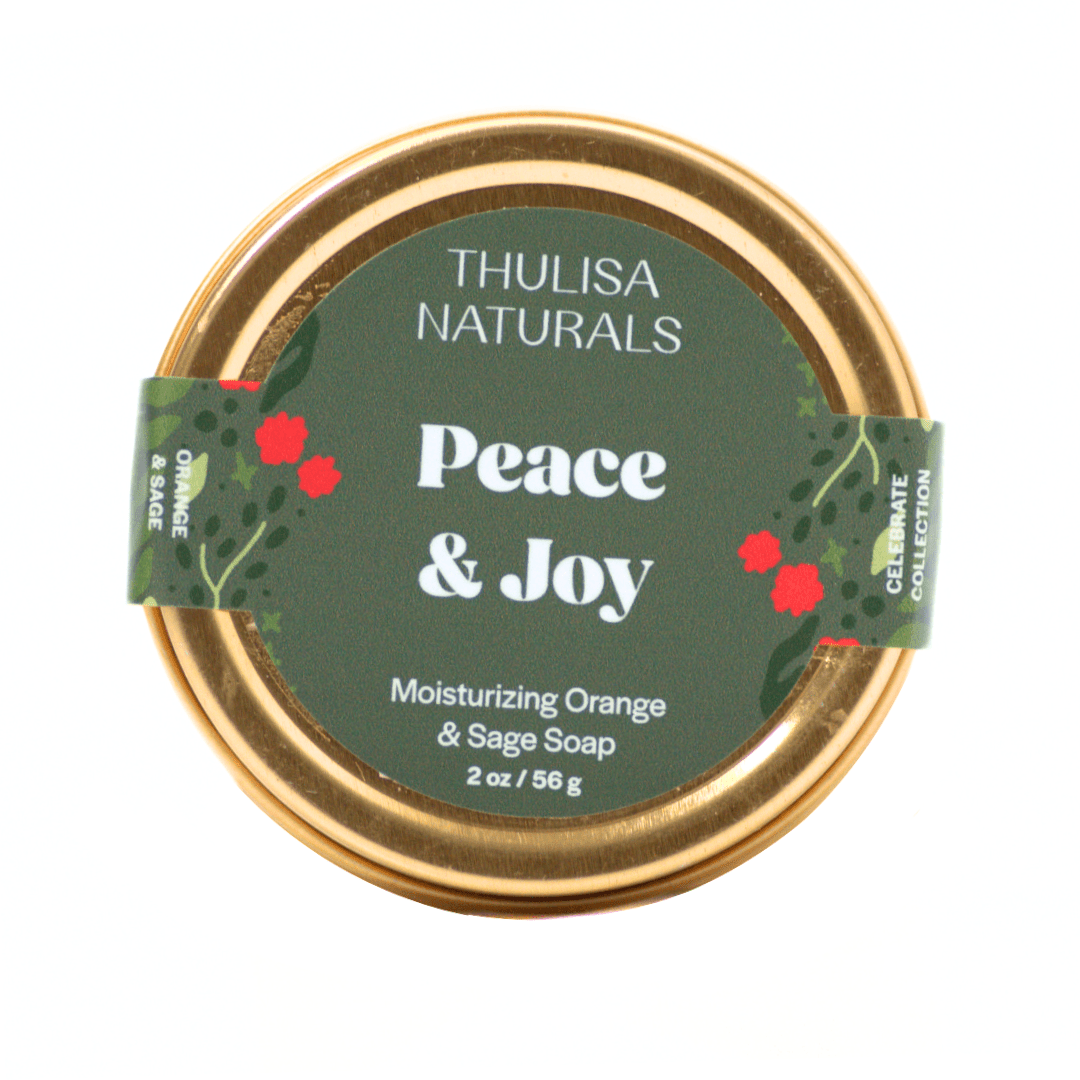 Christmas Moisturizing Shea Butter Gift Soap | Orange+ Sage - vibeboxshop