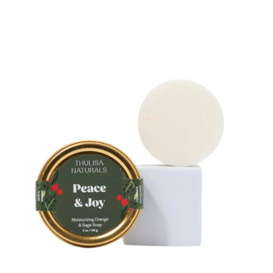 Christmas Moisturizing Shea Butter Gift Soap | Orange+ Sage - vibeboxshop