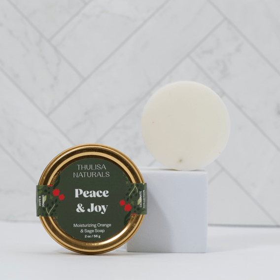 Christmas Moisturizing Shea Butter Gift Soap | Orange+ Sage - vibeboxshop