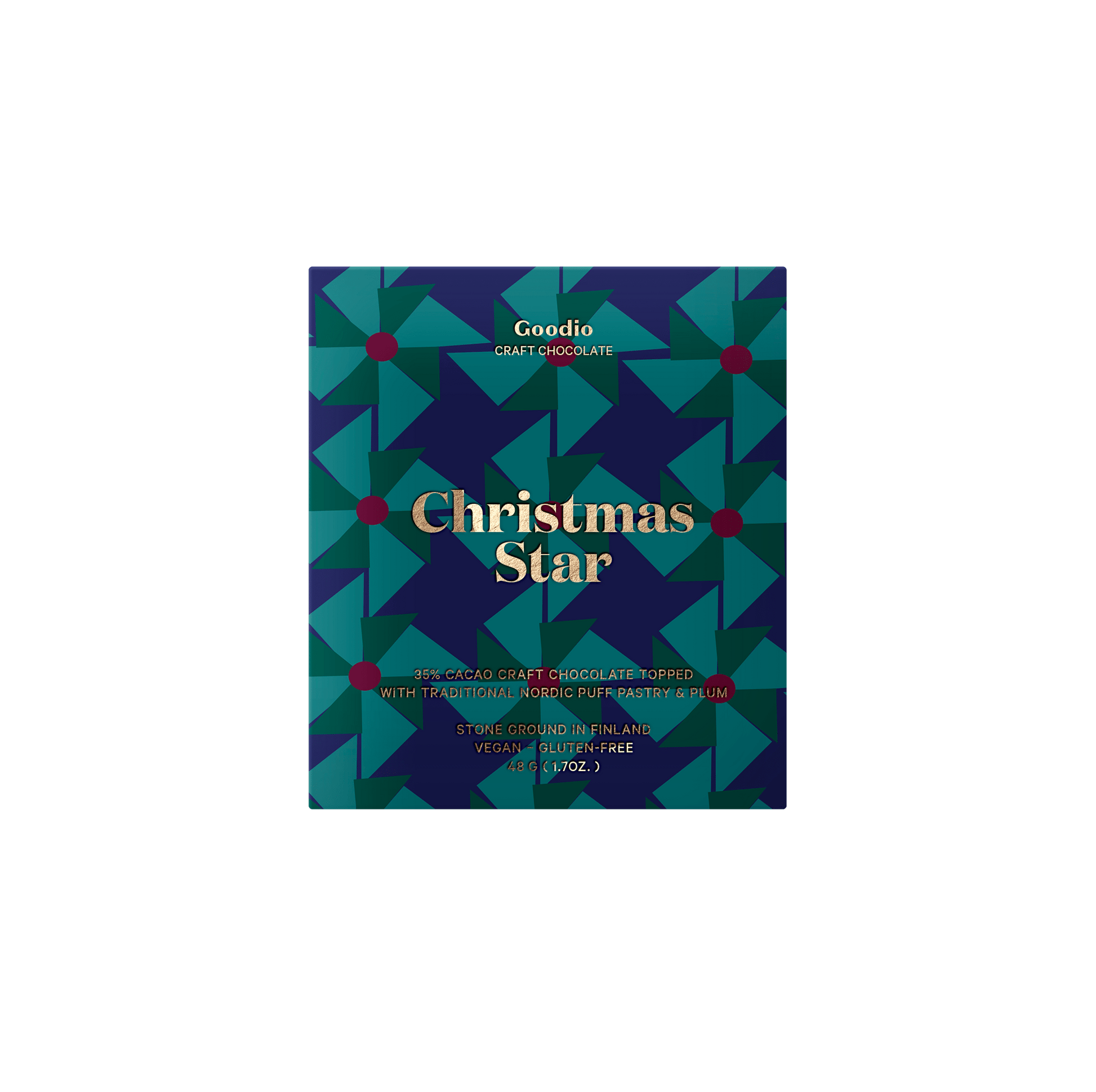 Christmas Star Chocolate 35% - vibeboxshop