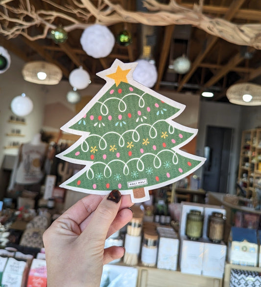 Christmas Tree Swedish Dishcloth - vibeboxshop