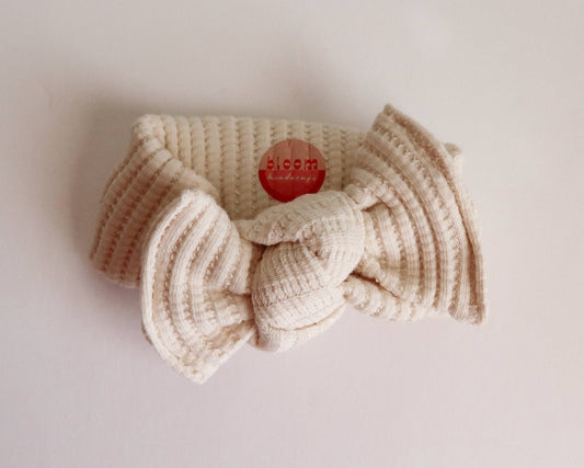 Chunky Waffle Tie On Headwrap - vibeboxshop