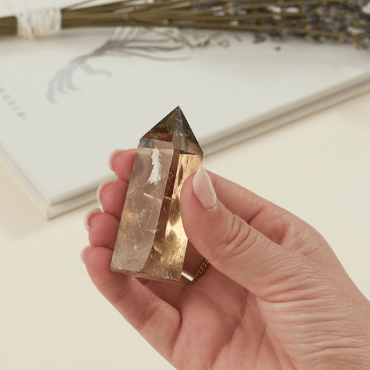 Citrine Crystal Tower - vibeboxshop